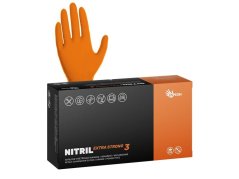 NITRILOVÉ RUKAVICE EXTRA STRONG 3 – MAXIMÁLNÍ OCHRANA A ODOLNOST PRO NÁROČNOU PRÁCI