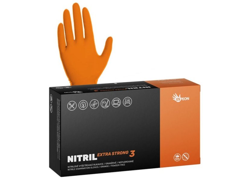 NITRILE GLOVES EXTRA STRONG 3 – MAXIMUM PROTECTION AND DURABILITY FOR DEMANDING WORK