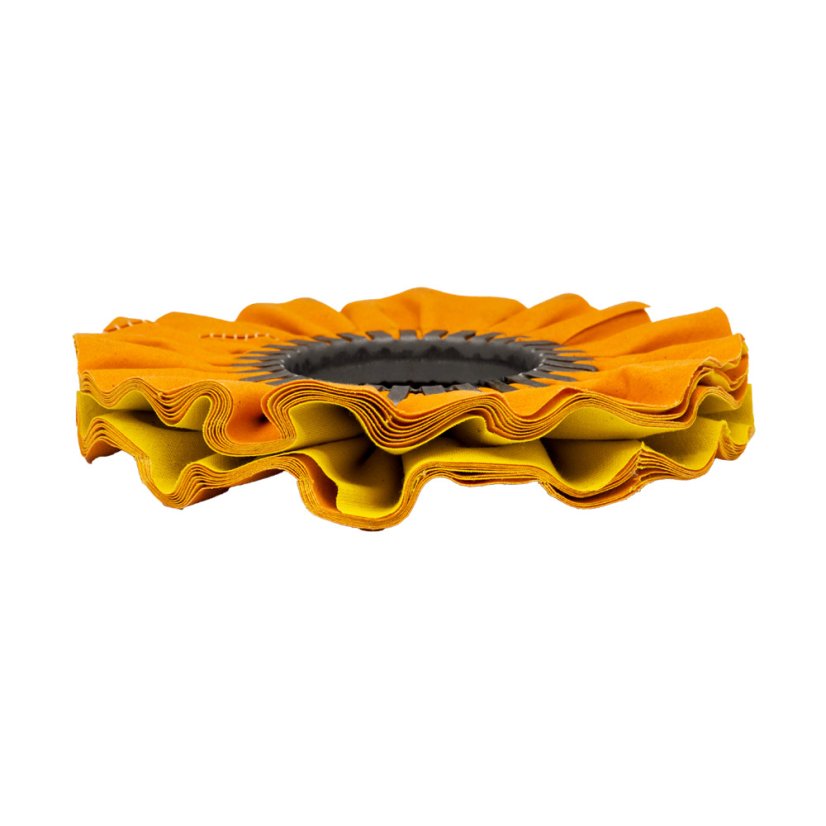 Oranžovo - žlutý leštící kotouč